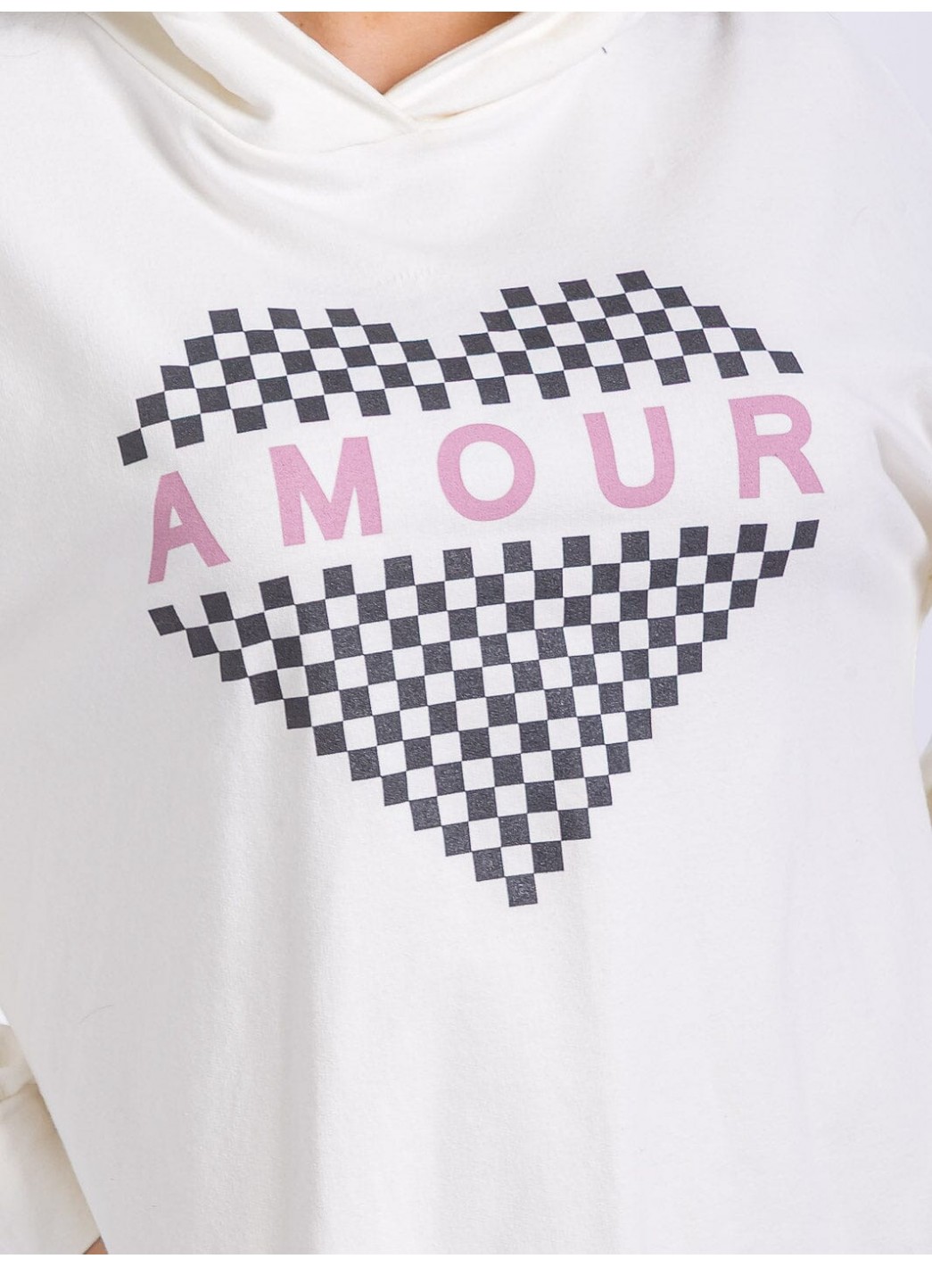 WOMEN'S LONG SLEEVE FRONT POCKETS WASHED HOODED GRAPHIC SWEATER MINI DRESS WOMEN'S LONG SLEEVE FRONT POCKETS WASHED HOODED GRAPHIC SWEATER MINI DRESS