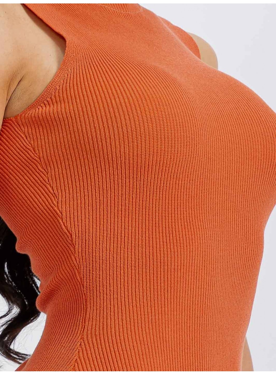 WOMEN'S SLEEVELESS RIBBED BODYCON MINI DRESS WOMEN'S SLEEVELESS RIBBED BODYCON MINI DRESS