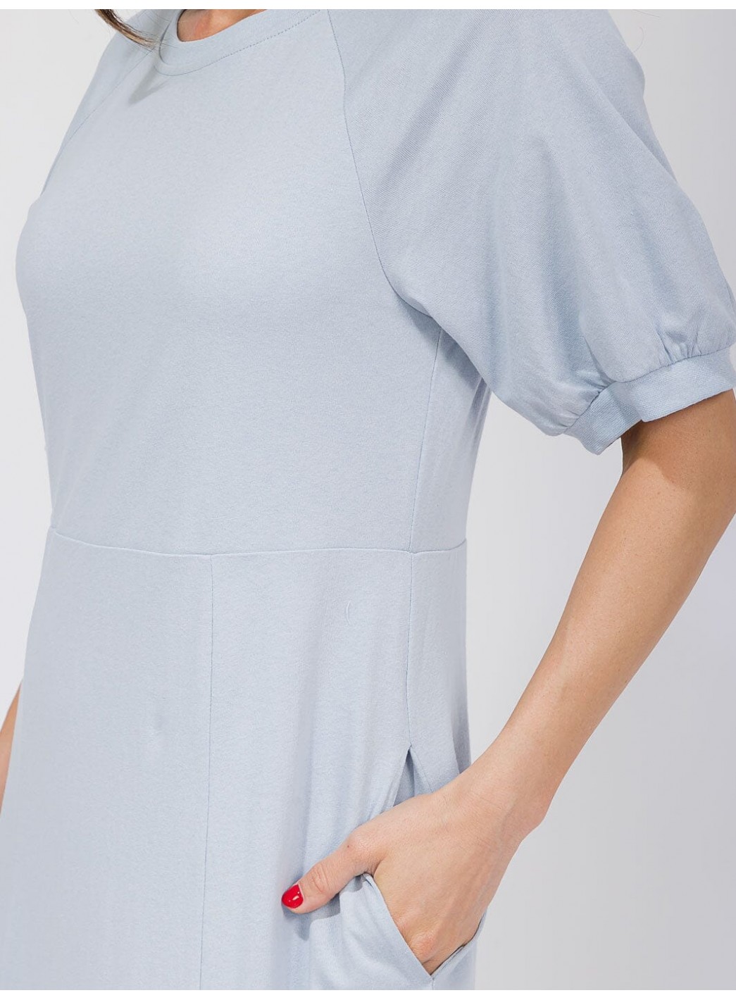 WOMEN'S SHORT SLEEVE FRONT POCKETS SOLID MAXI DRESS WOMEN'S SHORT SLEEVE FRONT POCKETS SOLID MAXI DRESS