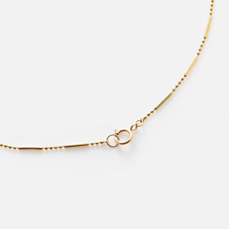 Solid Gold Dot Dash Chain