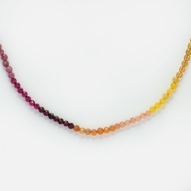 Live by the Sun Rainbow Crystal Beaded N...