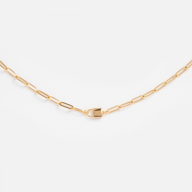 Jessa Lock Necklace