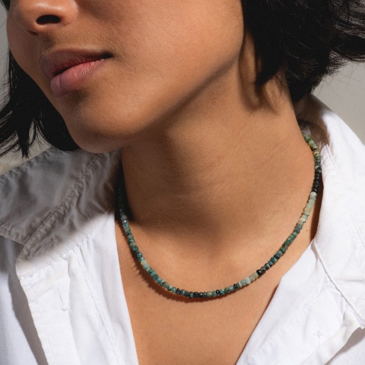 Beaded Gemstone Necklace