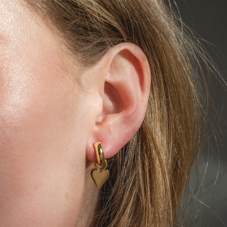Petite Heart Earrings