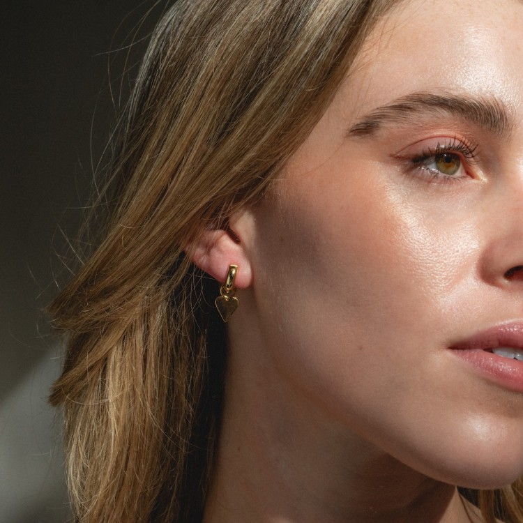 Petite Heart Earrings