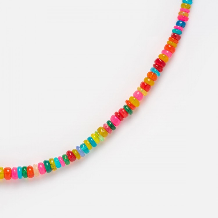 Beaded Gemstone Necklace