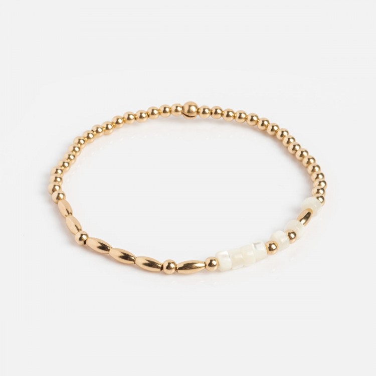 Morse Code Stretch Bracelet